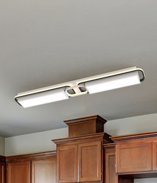 하프 주방 2등 싱크대조명, LED주방등 90W