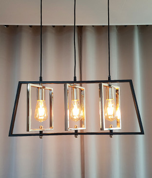 폴딩 3등 펜던트 주방식탁조명 식탁등 (골드)