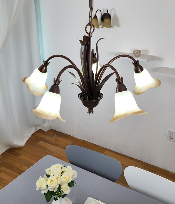 로라엠 5등 식탁조명 LED식탁등 식탁등인테리어