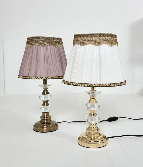 피앙새 침실스탠드 패브릭 단스탠드 (골드, 엔틱)